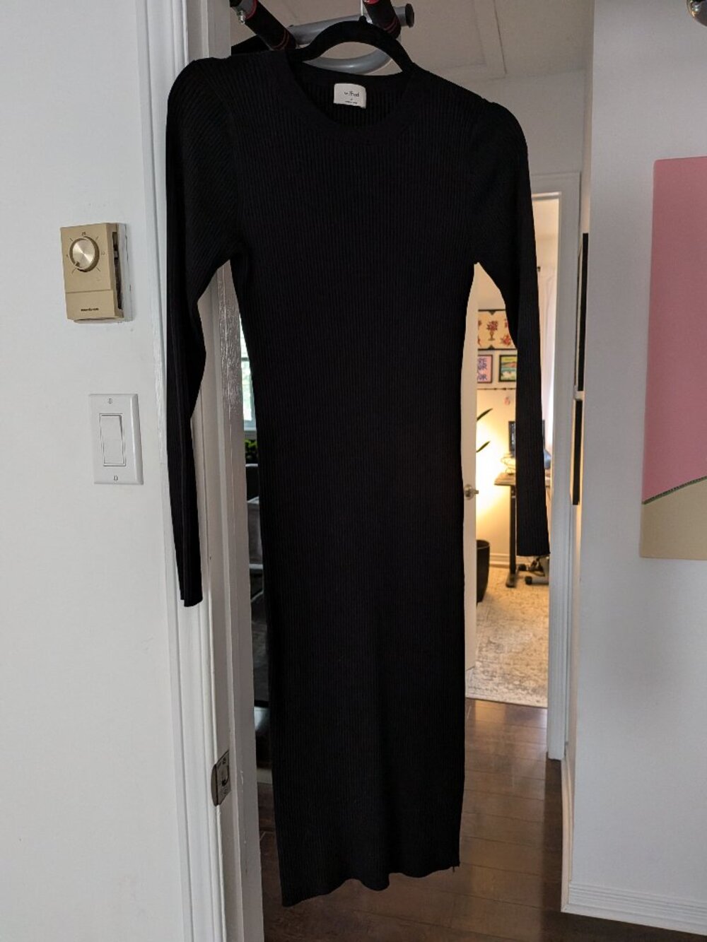 Black Wilfried sweater dress, Size M